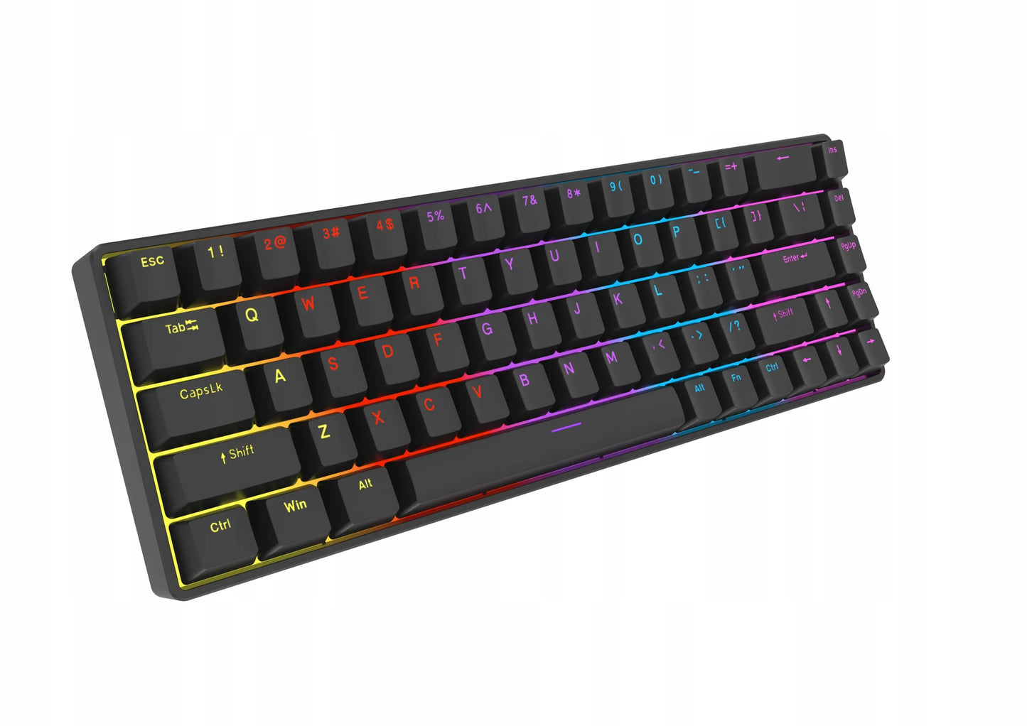 Mechaninė žaidimų klaviatūra Pantherise 68 KeyTech, RGB apšvietimas