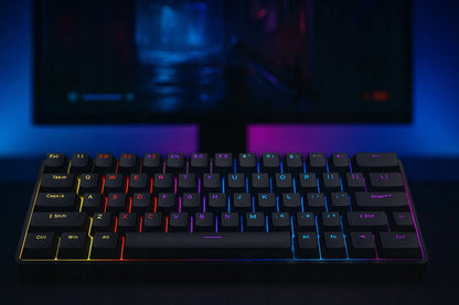 Mechaninė žaidimų klaviatūra Pantherise 68 KeyTech, RGB apšvietimas