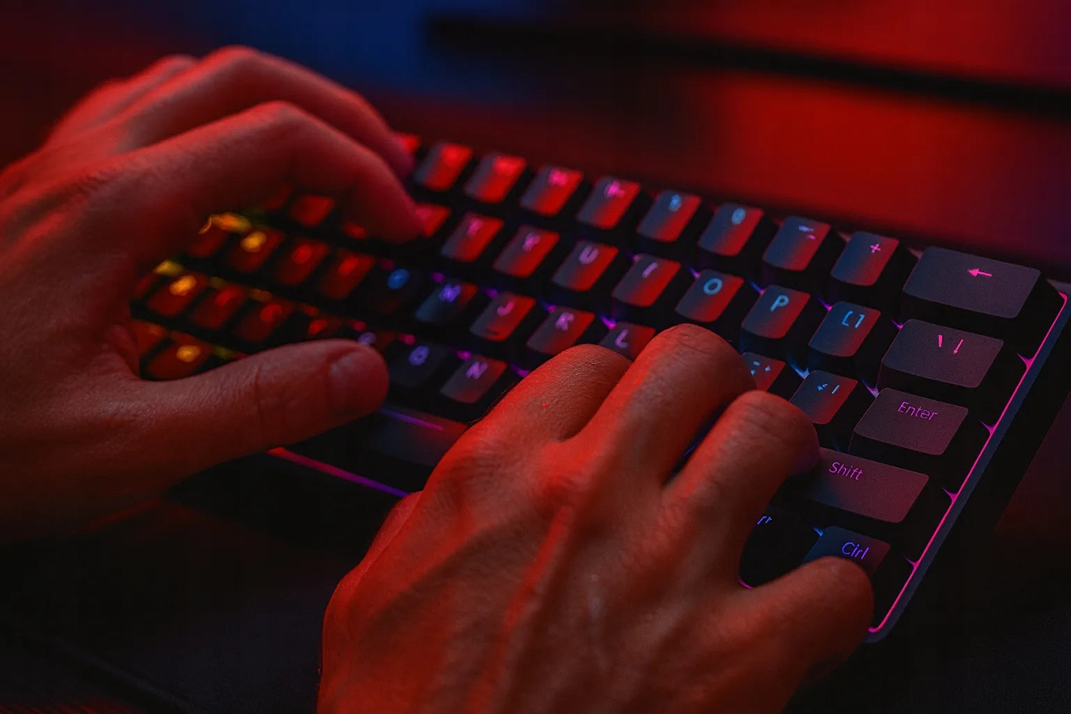Mechaninė žaidimų klaviatūra Pantherise 68 KeyTech, RGB apšvietimas
