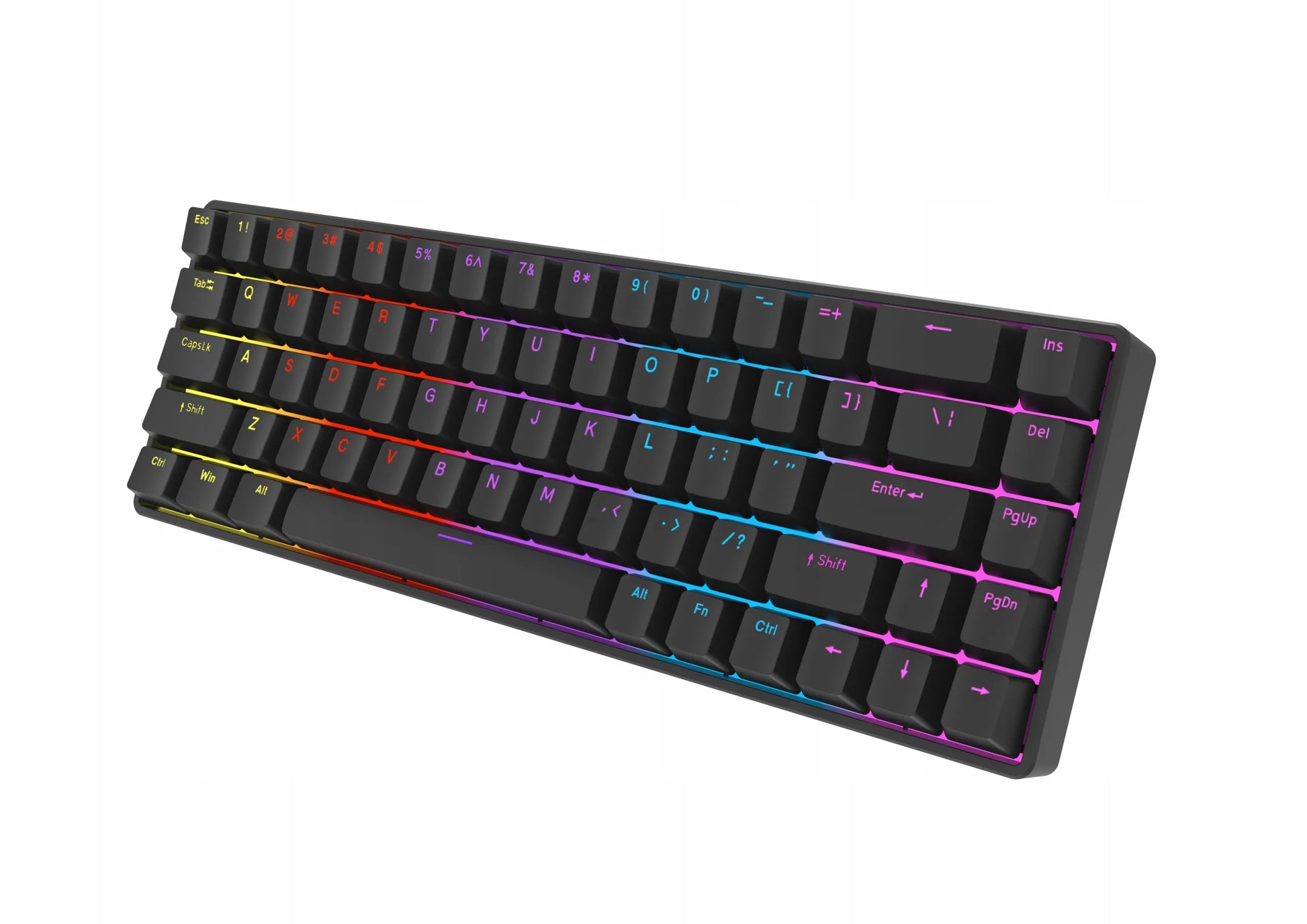 Mechaninė žaidimų klaviatūra Pantherise 68 KeyTech, RGB apšvietimas