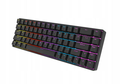 Mechaninė žaidimų klaviatūra Pantherise 68 KeyTech, RGB apšvietimas