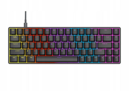 Mechaninė žaidimų klaviatūra Pantherise 68 KeyTech, RGB apšvietimas