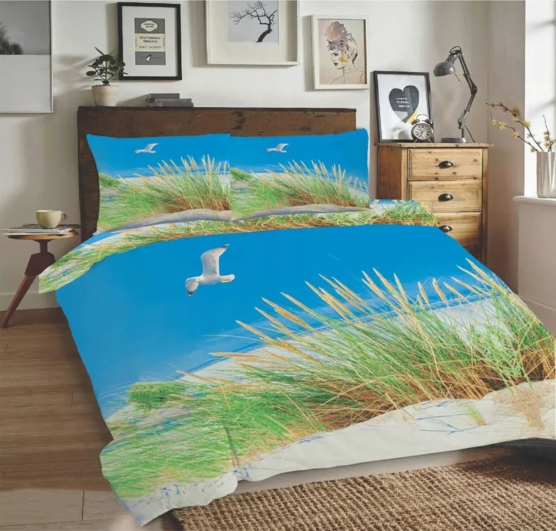 Medvilninė patalynė Matex UNIVERSAL Plaża, 160 × 200 cm