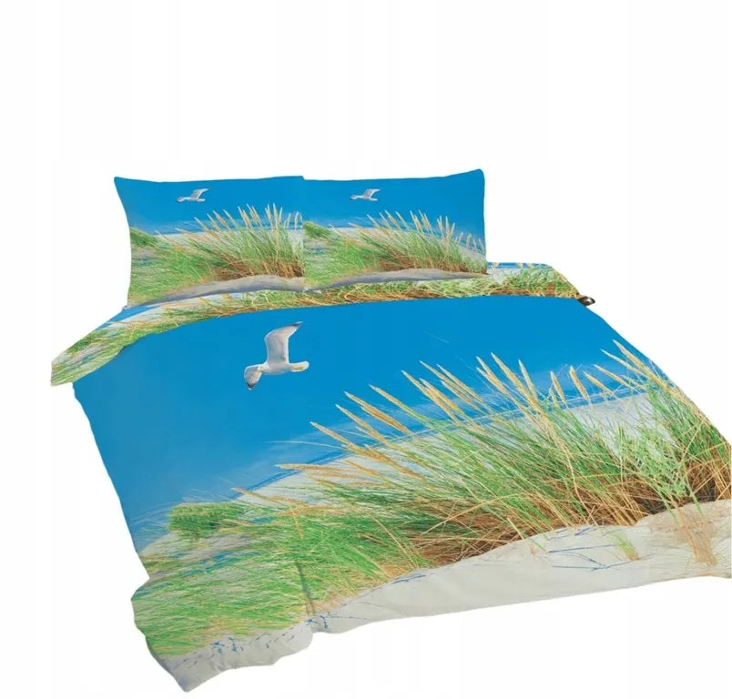 Medvilninė patalynė Matex UNIVERSAL Plaża, 160 × 200 cm