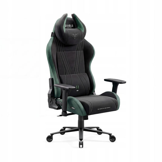 Medžiaginė žaidimų kėdė DIABLO X-Horn 2.0 Normal, žalia (Forest Green)