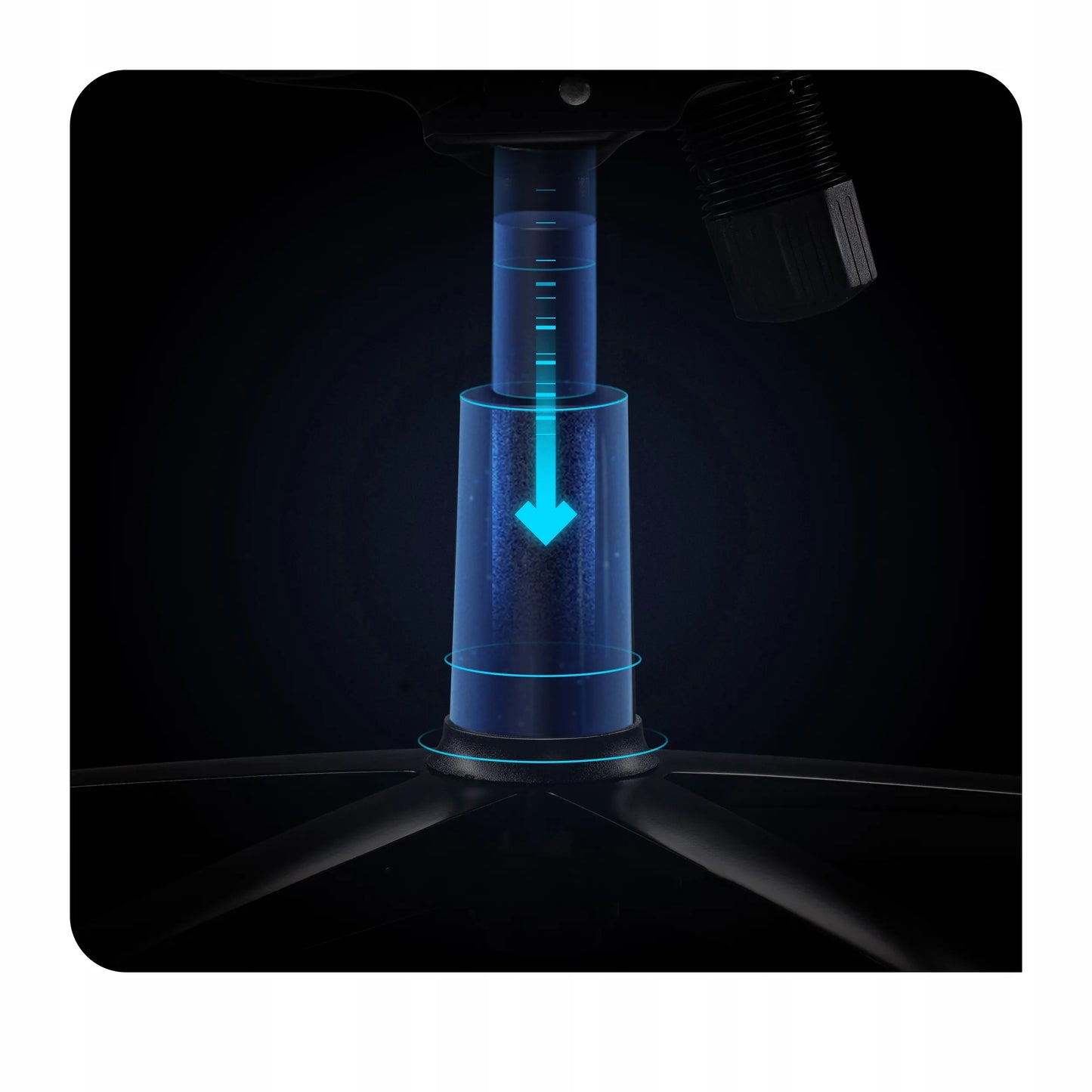 Medžiaginė žaidimų kėdė DIABLO X-Player 2.0 Normal Size, balta-juoda