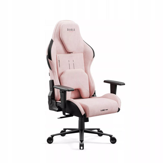 Medžiaginė žaidimų kėdė DIABLO X.One PRIME (Normal Size, Akira Pink)
