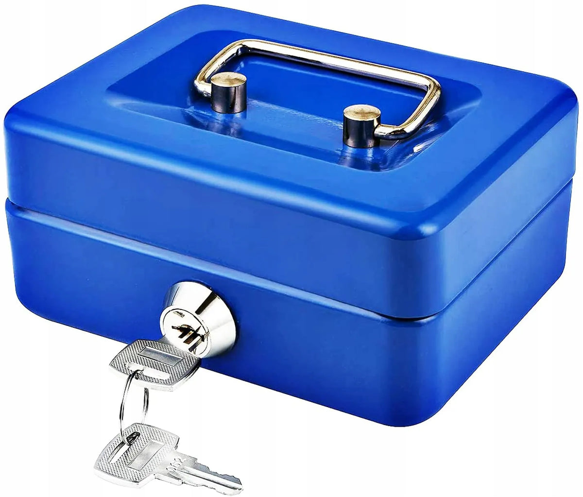 Mėlyna rakinama pinigų dėžutė „KNU-01 Blue“