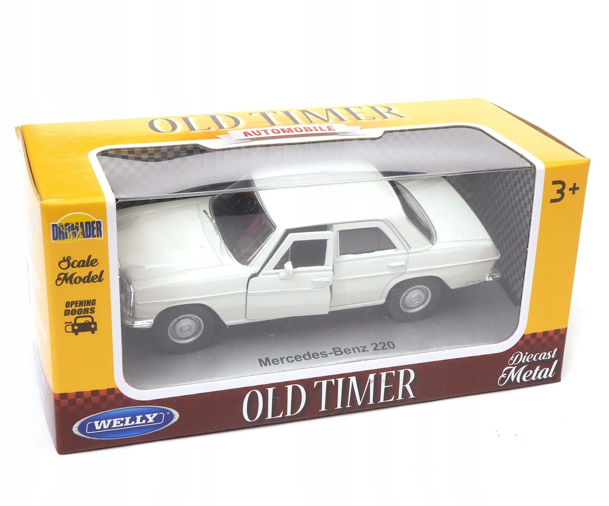 Mercedes-Benz 220 1:34–1:39 WELLY modelis, juodas