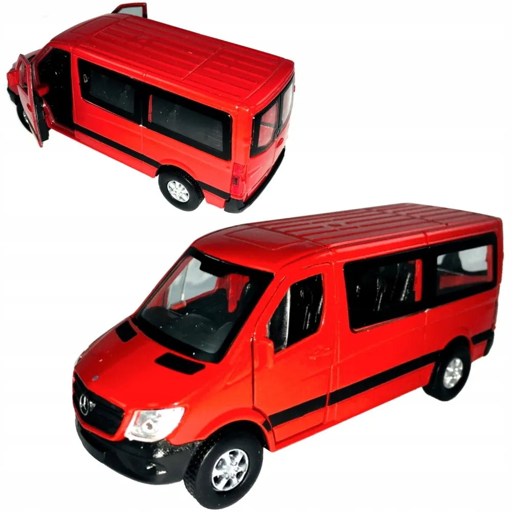 Mercedes-Benz Sprinter Traveliner 1:34 43731, raudonas