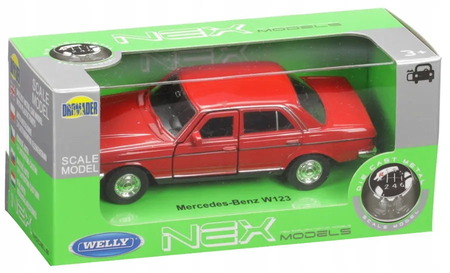 Mercedes-Benz W123 230E modelis, 1:34 mastelio, Welly