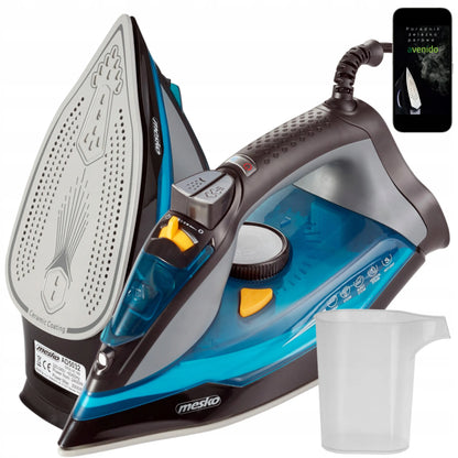 MESKO HOME 5041 garinis lygintuvas, 3000 W, vertikalus garinimas, apsauga nuo kalkių ir lašėjimo