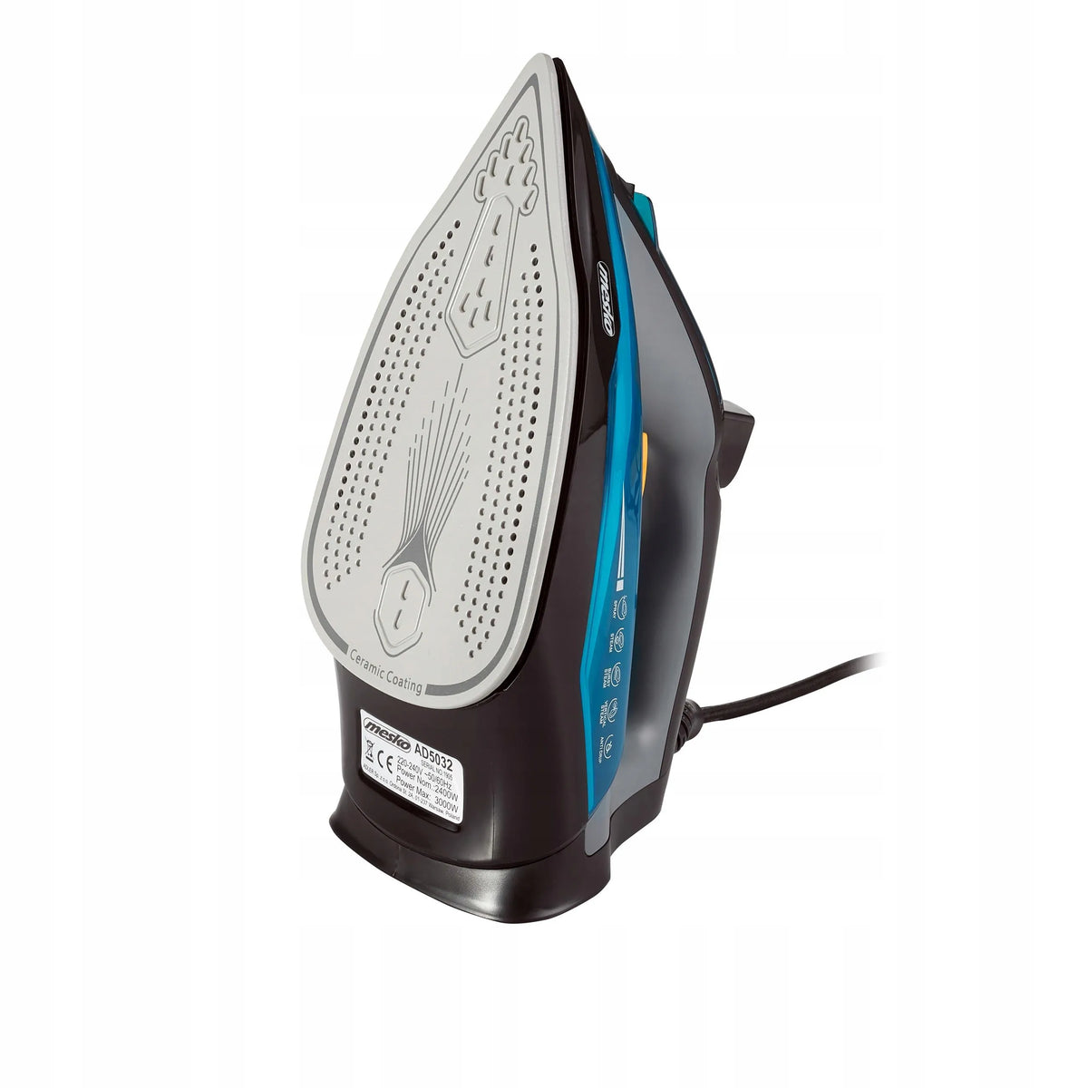 MESKO HOME 5041 garinis lygintuvas, 3000 W, vertikalus garinimas, apsauga nuo kalkių ir lašėjimo