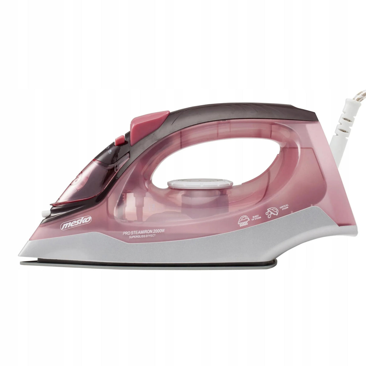 Mesko MS 5028 garinis lygintuvas, 2600 W, keraminis padas, savivalos funkcija, ANTI-DRIP, ANTI-CALC