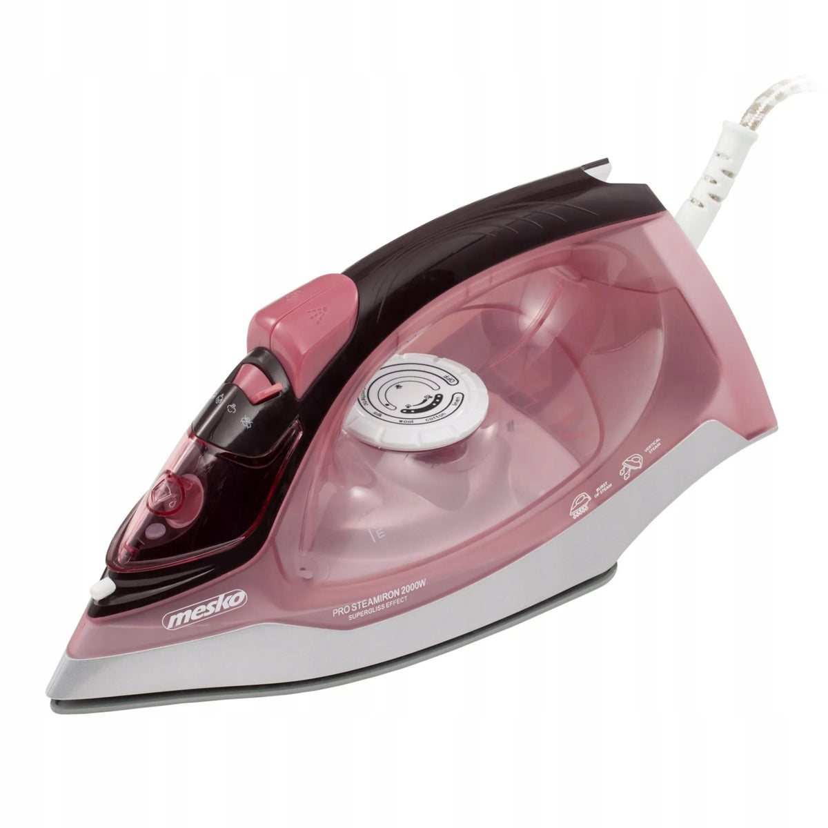 Mesko MS 5028 garinis lygintuvas, 2600 W, keraminis padas, savivalos funkcija, ANTI-DRIP, ANTI-CALC