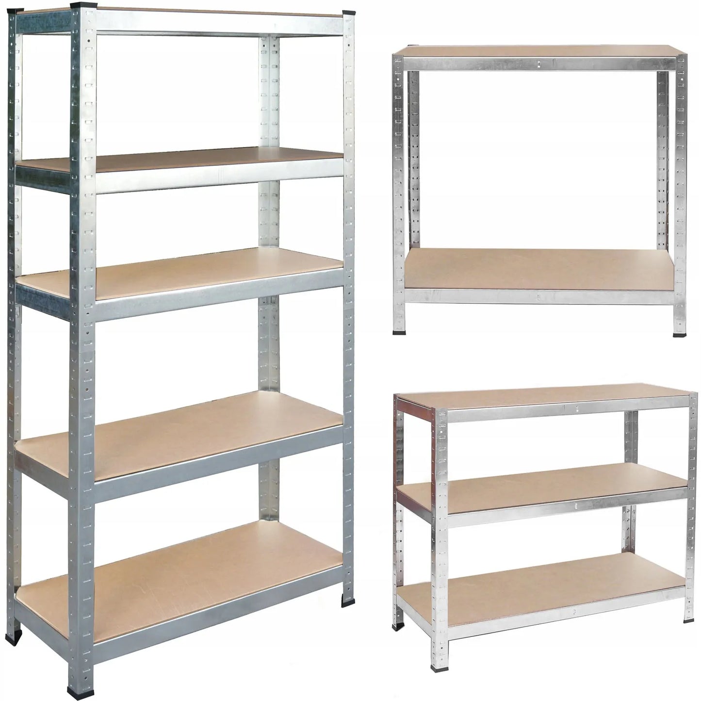 Metalinis sandėlio stelažas 180 x 100 x 50 cm Humberg 4849