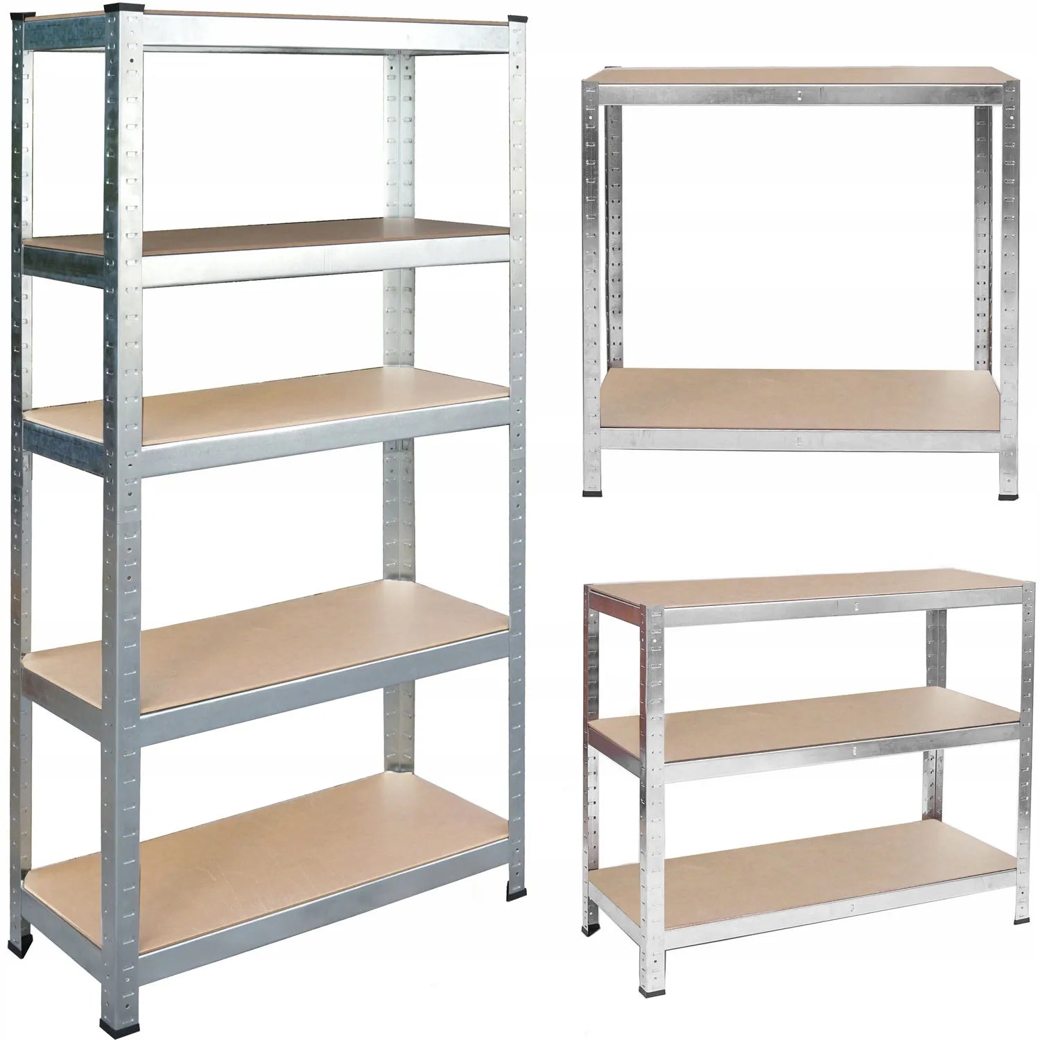 Metalinis sandėlio stelažas 180 x 100 x 50 cm Humberg 4849