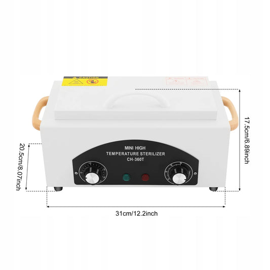 Metalinių įrankių sterilizatorius Soulima 300W 220V, temperatūros reguliavimas 0-60 min, 2L talpa