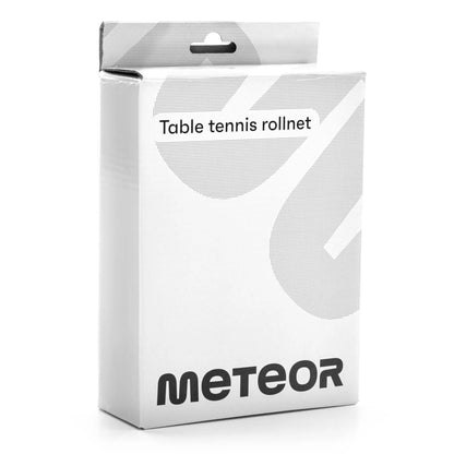 Meteor Rollnet stalo teniso tinklelis, kompaktiškas, išvyniojamas, 14,5x190 cm