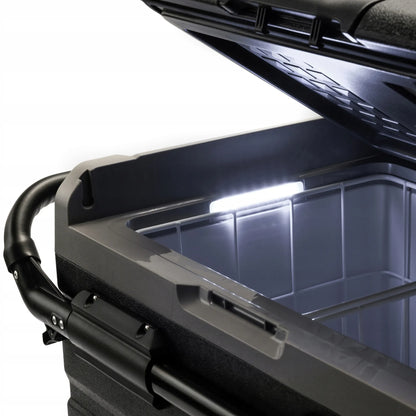 Meteor TSW60 kompresorinis nešiojamas šaldytuvas, skirtas piknikui ir žvejybai, Bluetooth, 60 l