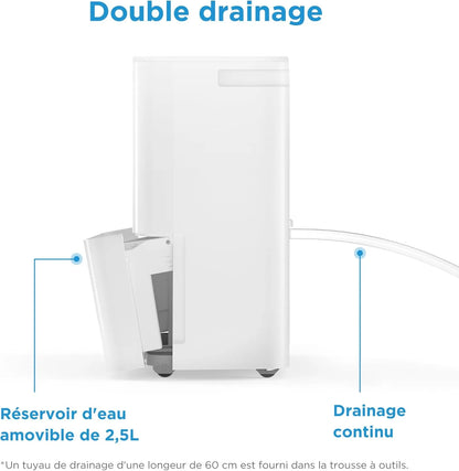 „Midea“ MDD0Z-12DEN7-QA3 oro sausintuvas „Anti-Mould“, 12 l/24 val., išmanusis
