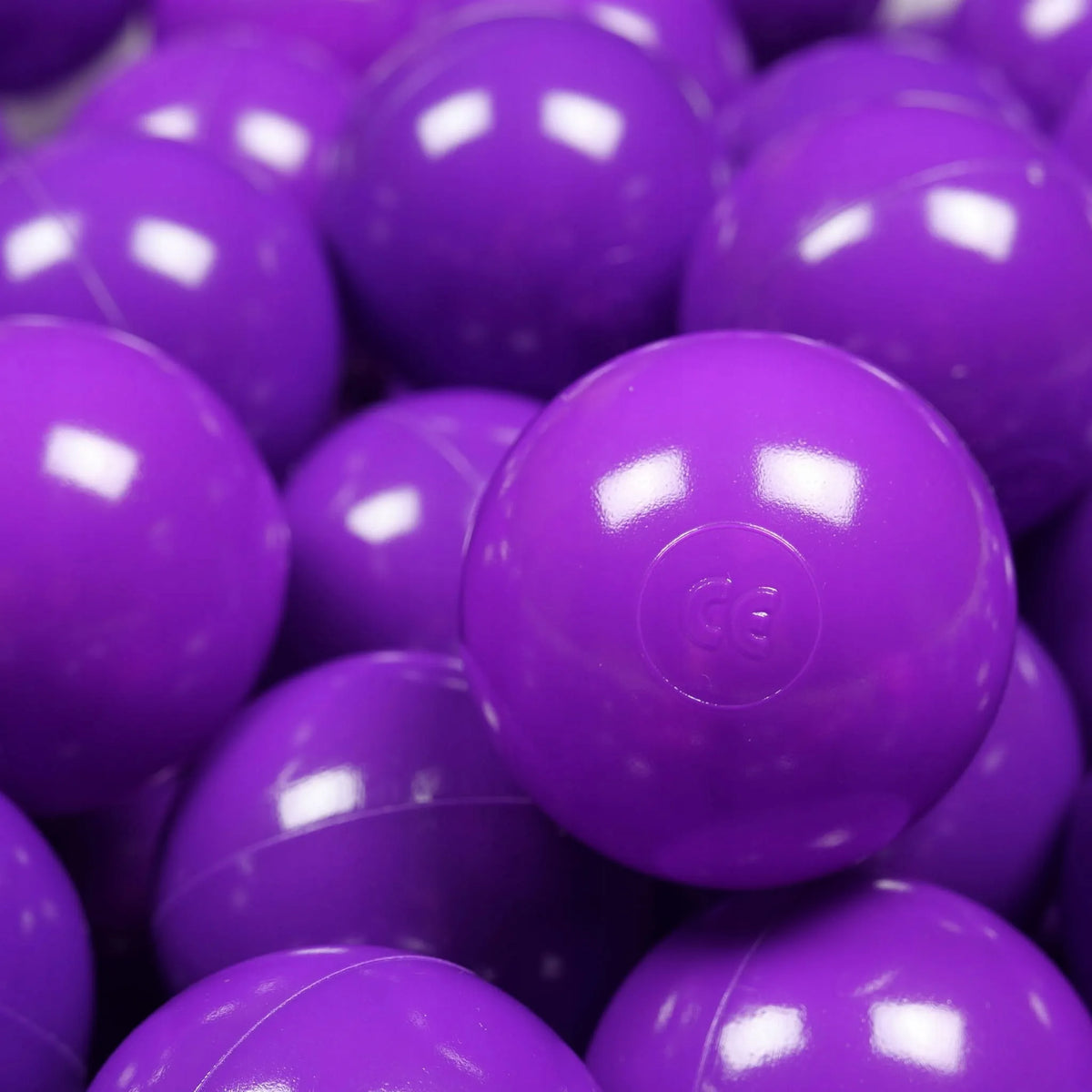 „Mimii“ violetiniai kamuoliukai sausam baseinui, 25 vnt., 7 cm