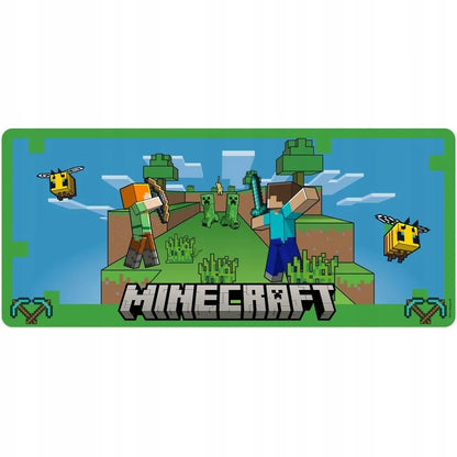Minecraft pelės kilimėlis, itin didelis, 80x35 cm - licencijuotas produktas