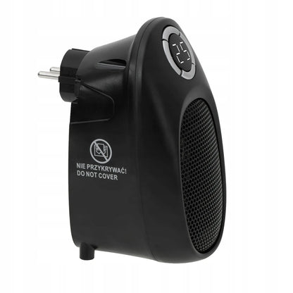 MINI ELEKTRINIS ŠILDYTUVAS ADLER MINI 7726 TERMOVENTILIATORIUS ŠILDYKLĖ SU LAIKMAČIU IR REGULIAVIMU