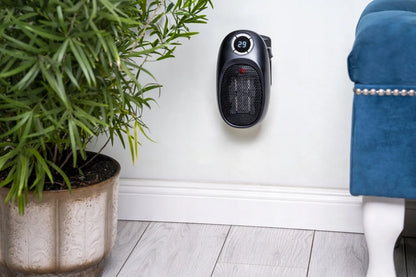 MINI ELEKTRINIS ŠILDYTUVAS ADLER MINI 7726 TERMOVENTILIATORIUS ŠILDYKLĖ SU LAIKMAČIU IR REGULIAVIMU