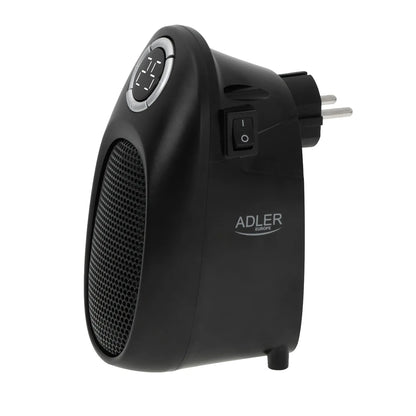 MINI ELEKTRINIS ŠILDYTUVAS ADLER MINI 7726 TERMOVENTILIATORIUS ŠILDYKLĖ SU LAIKMAČIU IR REGULIAVIMU
