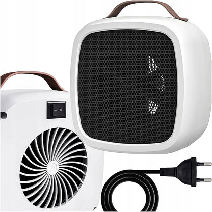 Mini elektrinis šildytuvas Alogy, 500W, baltas