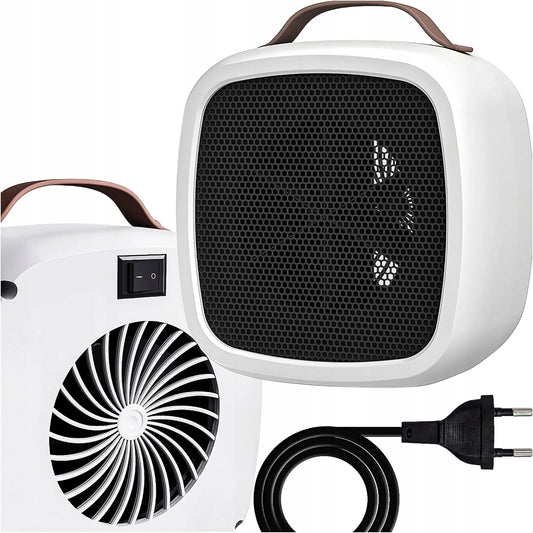 Mini elektrinis šildytuvas Alogy, 500W, baltas