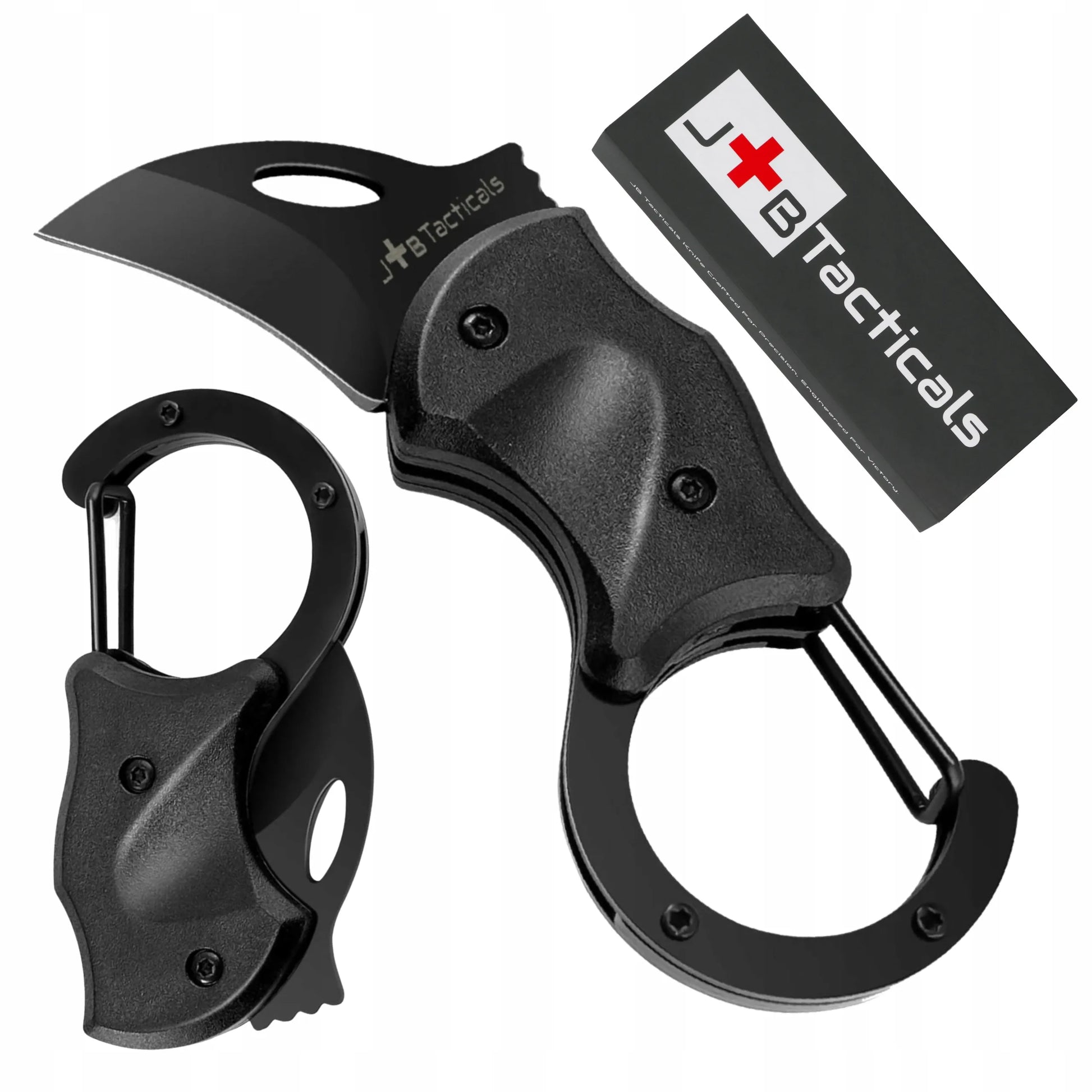 Mini kišeninis peilis taktinio stiliaus su karabinu JB TACTICALS JB-17