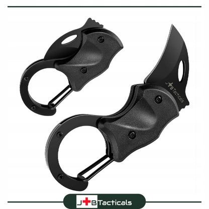 Mini kišeninis peilis taktinio stiliaus su karabinu JB TACTICALS JB-17