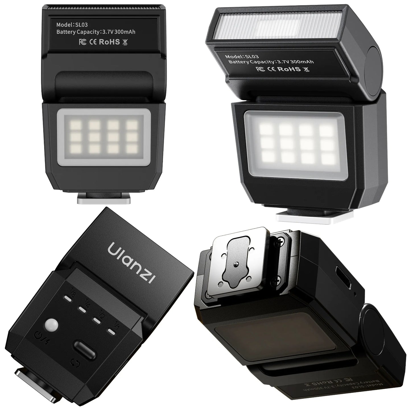 Mini LED blykstės panelė skirta Sony Canon Nikon DSLR fotoaparatams