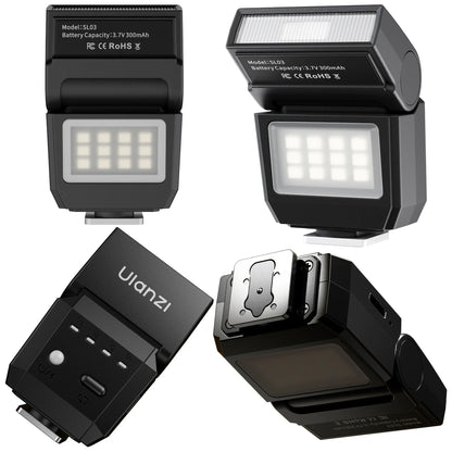 Mini LED blykstės panelė skirta Sony Canon Nikon DSLR fotoaparatams