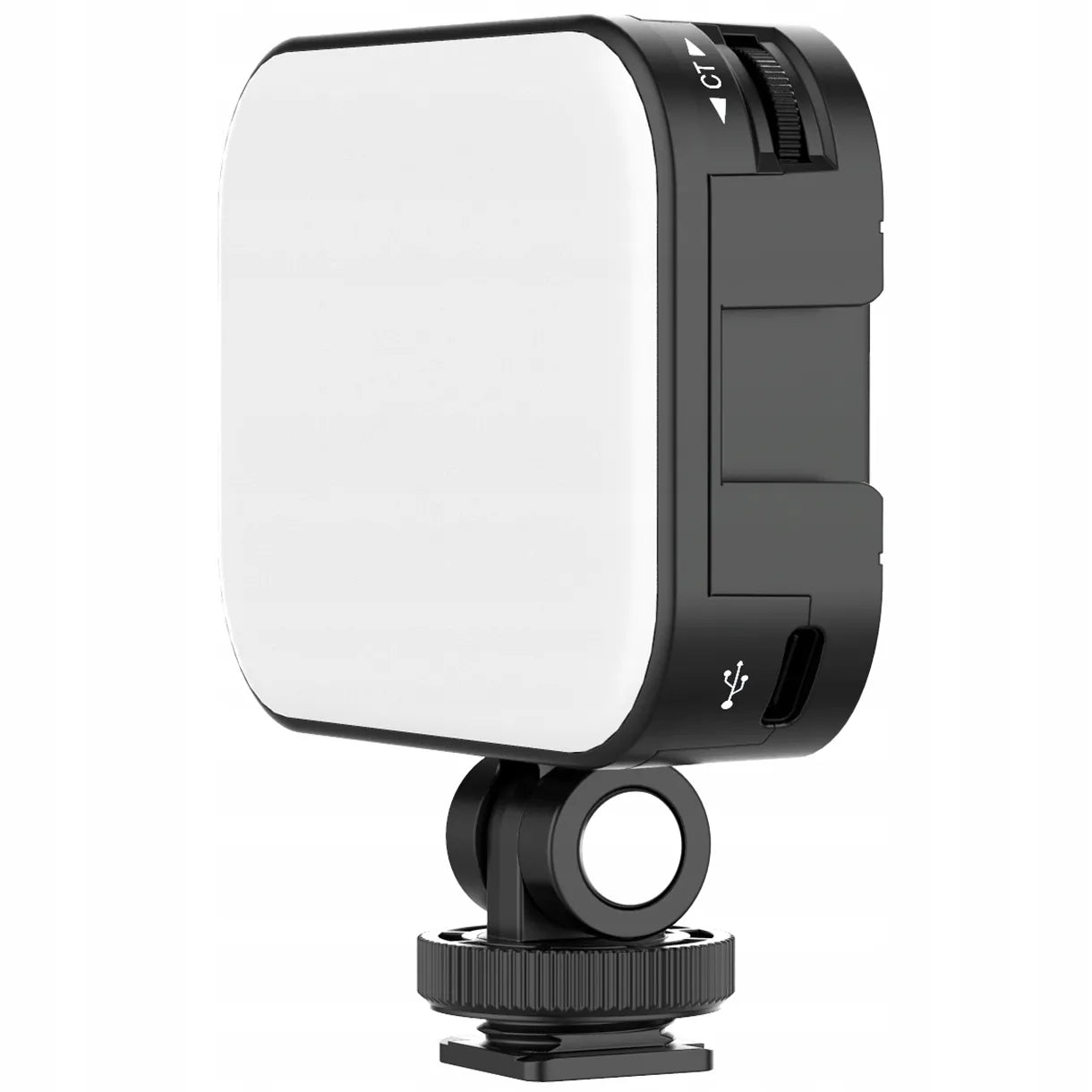Mini LED studijinė lempa 6500K Ulanzi VL-100C + "cold shoe" jungtis priedams