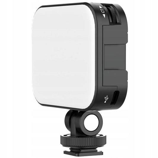 Mini LED studijinė lempa 6500K Ulanzi VL-100C + "cold shoe" jungtis priedams