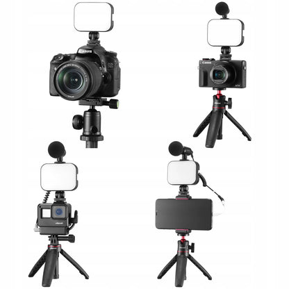 Mini LED studijinė lempa 6500K Ulanzi VL-100C + "cold shoe" jungtis priedams