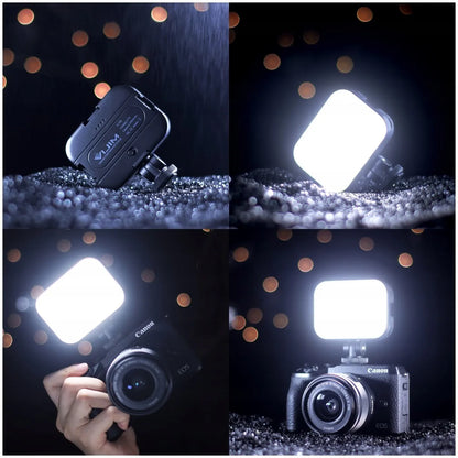 Mini LED studijinė lempa 6500K Ulanzi VL-100C + "cold shoe" jungtis priedams