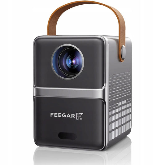 Mini projektorius Feegar SHOW LED TV nešiojamas su WiFi 5G Bluetooth ir fokusavimo funkcija