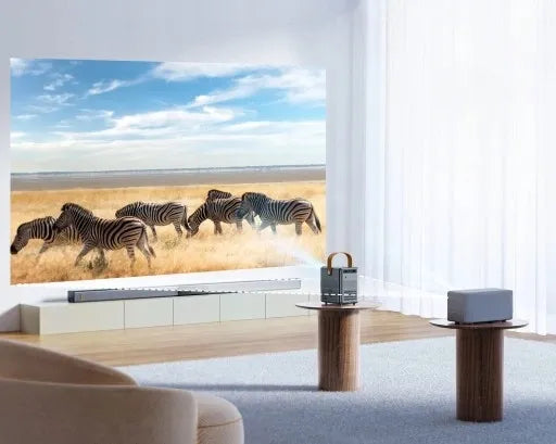 Mini projektorius Feegar SHOW LED TV nešiojamas su WiFi 5G Bluetooth ir fokusavimo funkcija