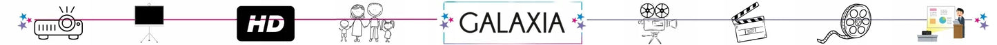 Mini projektorius GALAXIA HY320, nešiojamas, Android 11, LED, Wi-Fi, HD, Smart TV, juodas