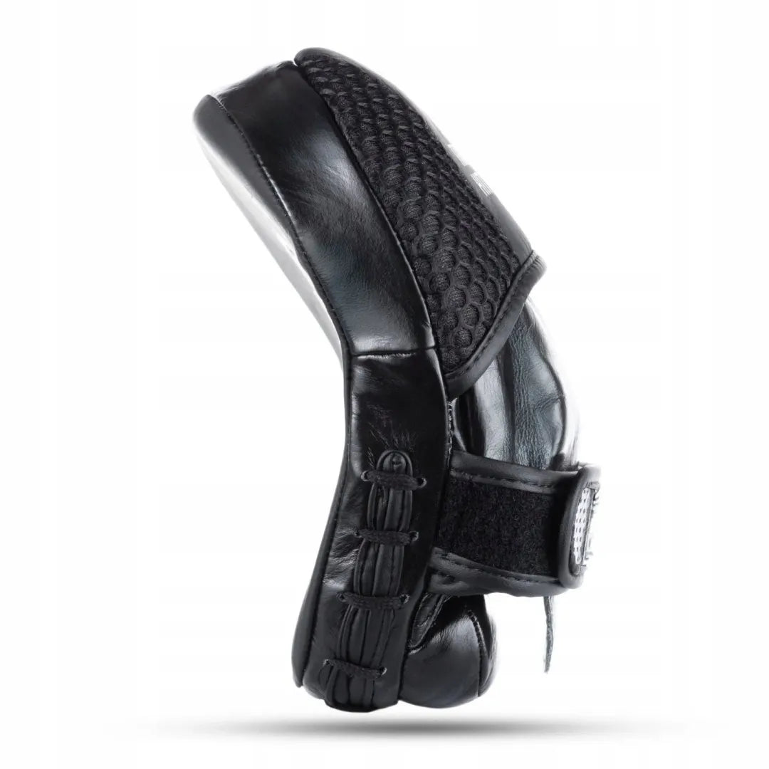 Mini trenerio letenos iš natūralios odos | Black Leather