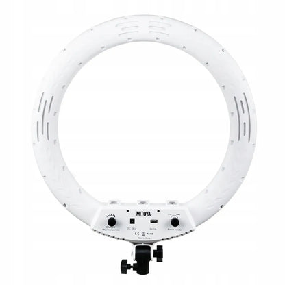 MITOYA MTY-18C kosmetologinė žiedinė lempa 50 W + trikojis 70-215 cm
