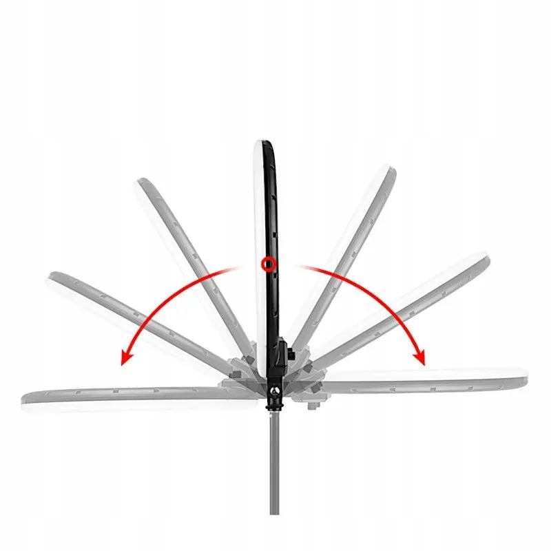 MITOYA MTY-18C kosmetologinė žiedinė lempa 50 W + trikojis 70-215 cm