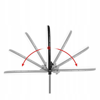 MITOYA MTY-18C kosmetologinė žiedinė lempa 50 W + trikojis 70-215 cm