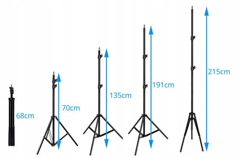 MITOYA MTY-18C kosmetologinė žiedinė lempa 50 W + trikojis 70-215 cm