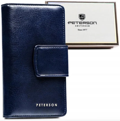 Moteriška piniginė Peterson PTN 008-HF granatinė