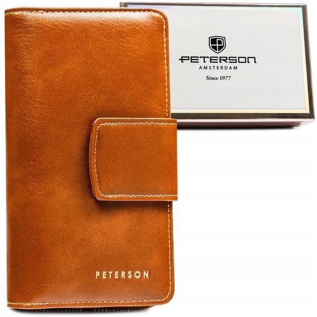 Moteriška piniginė Peterson PTN 008-HF ruda